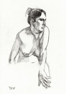 Femme pensive