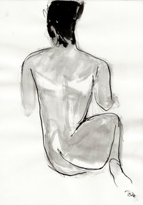 Dessin de figures au repos - Tore Bahnson
