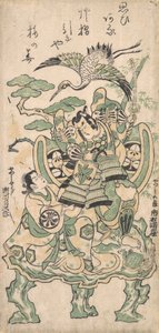 Ichimura Manzo en Yatsushi Goro et Segawa Kikujiro en Yatsushi Shosho, vers 1745 - Torii Kiyomasu I