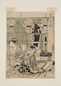 (impression sur bois en couleur) - Torii Kiyonaga