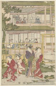 Colin-maillard - Torii Kiyonaga