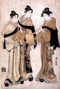 Jouant du Shakuhachi, c.1782