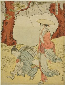 Totsuka, de la série "Le mont Fuji dans les quatre saisons (Shiki no Fuji)" - Torii Kiyonaga