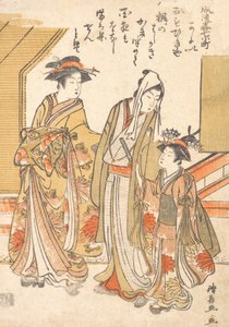 Visite à Komachi, vers 1779 - Torii Kiyonaga