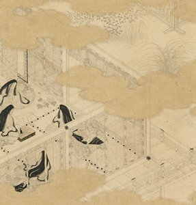 Albums de scènes du Conte de Genji Genji monogatari gajo, début du 17ème siècle