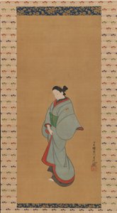Femme debout, vers 1730