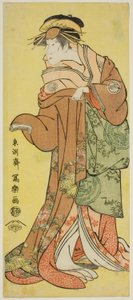 Segawa Kikunojo III dans le rôle de la courtisane Katsuragi