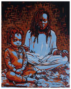 Mère et enfant en paix - Tosin Oyeniyi
