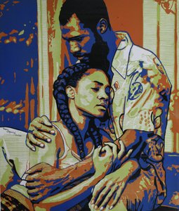 Une étreinte tendre - Tosin Oyeniyi