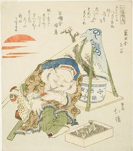 Daikoku, de la série des "Sept dieux de la chance (Shichi fuku jin no uchi)"