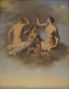 Junon, Minerve et Vénus avec Cupidon