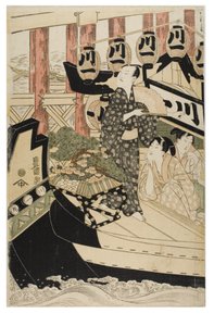 Acteurs dans les Douze Mois - Toyokuni Utagawa