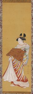 Yujo en parade - Toyonobu Utagawa
