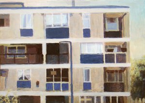 Un endroit pour vivre 16, 2011 (huile sur contreplaqué)