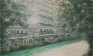 Un endroit pour vivre 52, 2013 (huile sur contreplaqué) - Trevor Burgess