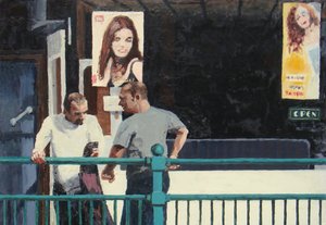 Conversation, 2006 (huile sur carton)