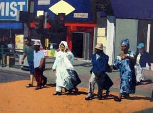 A partir de maintenant, 2006 (huile sur toile) - Trevor Burgess