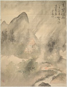 Dix mille bambous dans la brume et la pluie, 1847 - Tsubaki Chinzan