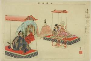 Kotei, de la série "Images de représentations de No (Nogaku Zue)"