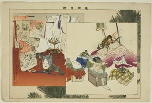 Propriétés, de la série "Images de performances No (Nogaku Zue)" - Tsukioka Kogyo