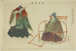 Shaso, de la série "Images de performances No (Nogaku Zue)"