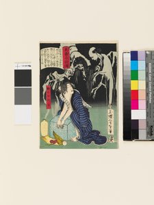 La femme Shizunome Ohyaku - Tsukioka Yoshitoshi