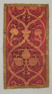 Panneau : velours avec motif évidé