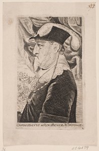 Christian IV en vieux. Profil