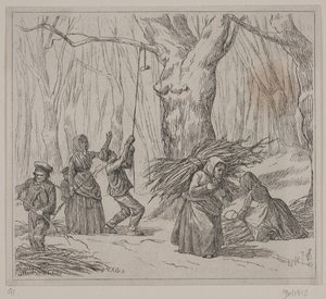 Illustration pour "Efterårsstormen", poème de Christian Richardt