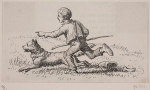 Illustration de "Hr. Mikkel", poème de Christian Richardt