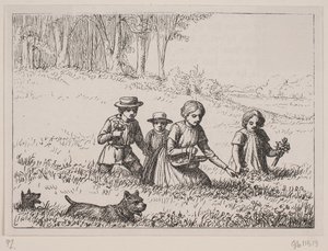 Illustration de "Dans le Pré", poème de Christian Richardt