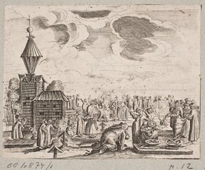 Clergé russe dans un cimetière