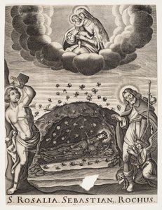 Sainte Rosalie, Saint Sébastien et Saint Roch