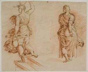 Deux figures féminines