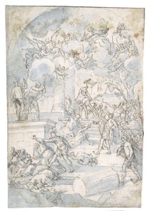 Jéhu et ses Hommes Tuant les Adorateurs de Baal