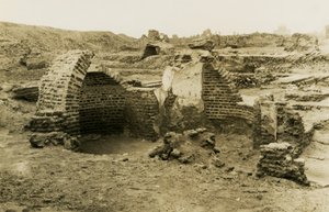 Bâtiment trilobé, al-Fustat, Egypte, photographie d