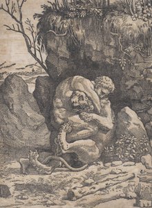 Hercule et le lion de Némée, vers 1517-18