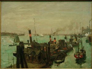Dans le port de Hambourg