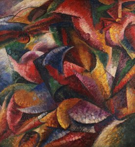 Dynamisme du corps humain par Umberto Boccioni