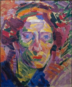 Futurisme : Portrait de femme ou Portrait de la comtesse Casanova - Umberto Boccioni