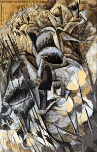 Italie, Milan, La Charge des lanciers - Umberto Boccioni