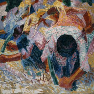 Les paveurs de rue - Umberto Boccioni