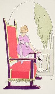 En attendant sur le balcon - Umberto Brunelleschi