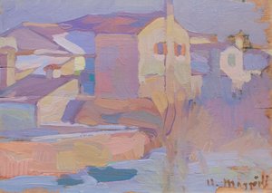 Petit paysage de Burano - Umberto Moggioli