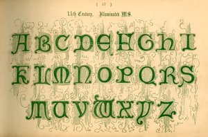 14e siècle. Manuscrit enluminé, 1862