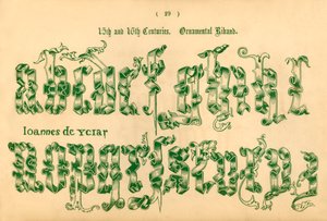 Ruban ornemental, 15ème et 16ème siècles, 1862