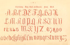 Grand, Petit et Numéraux du 16ème Siècle. Français. MS., 1862
