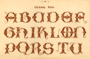 16ème Siècle. Vatican, 1862