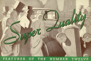 Brochure de vente Humber Twelve, 1934