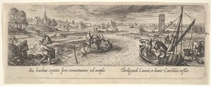 1 des 8 planches sur la chasse et la pêche - Unbekannt